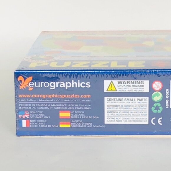 New sealed Eurographics 200pcs Puzzle-- Map of the USA - Picture 10 of 12